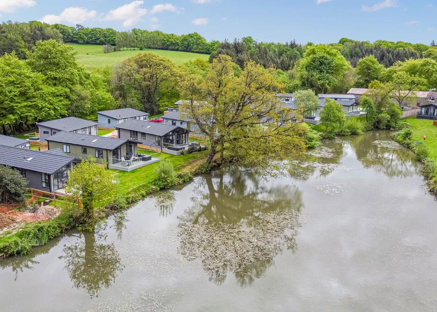 fishing holidays in devon at Lakeview Manor Lodges