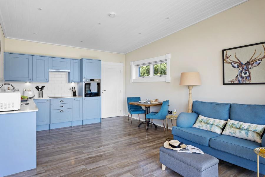 open plan living area