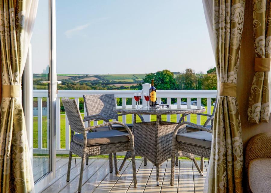 decking at meadow lakes holiday park