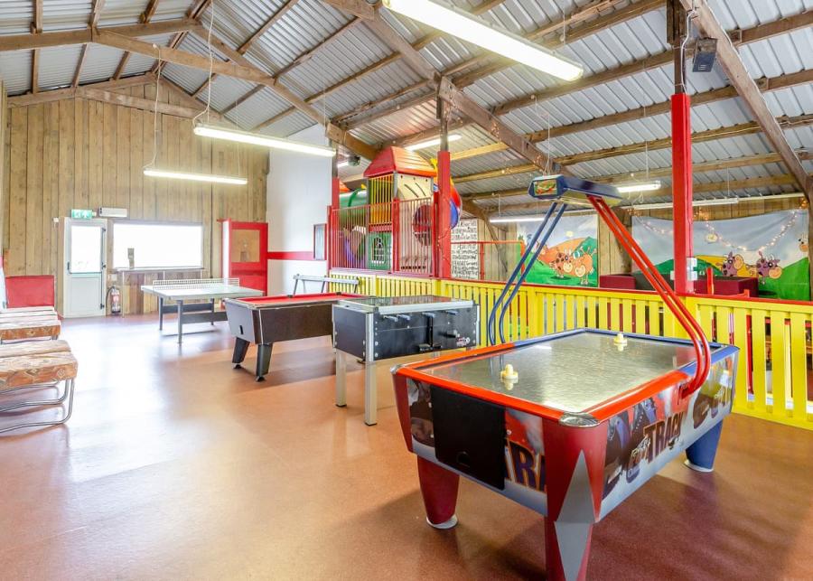 games area at meadow lakes holiday park