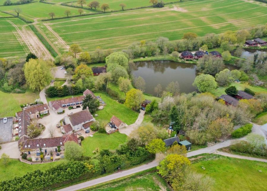 looking down over Otter Falls in honiton
