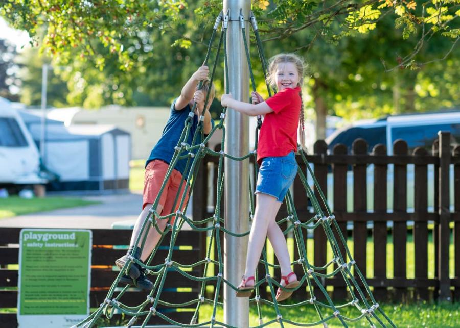 kids adventure playground at Primley Meadow Holiday Park