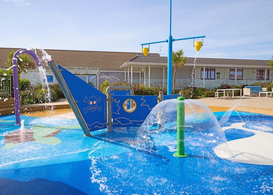 spash zone at sandymouth holiday resort 