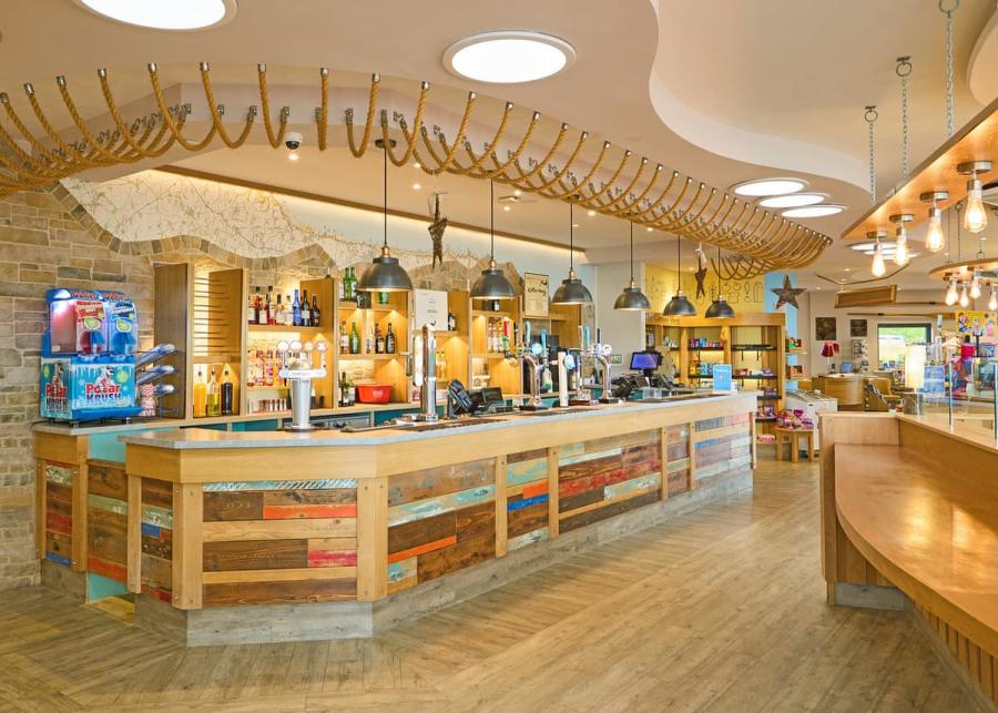 bar at sandymouth holiday resort in bude
