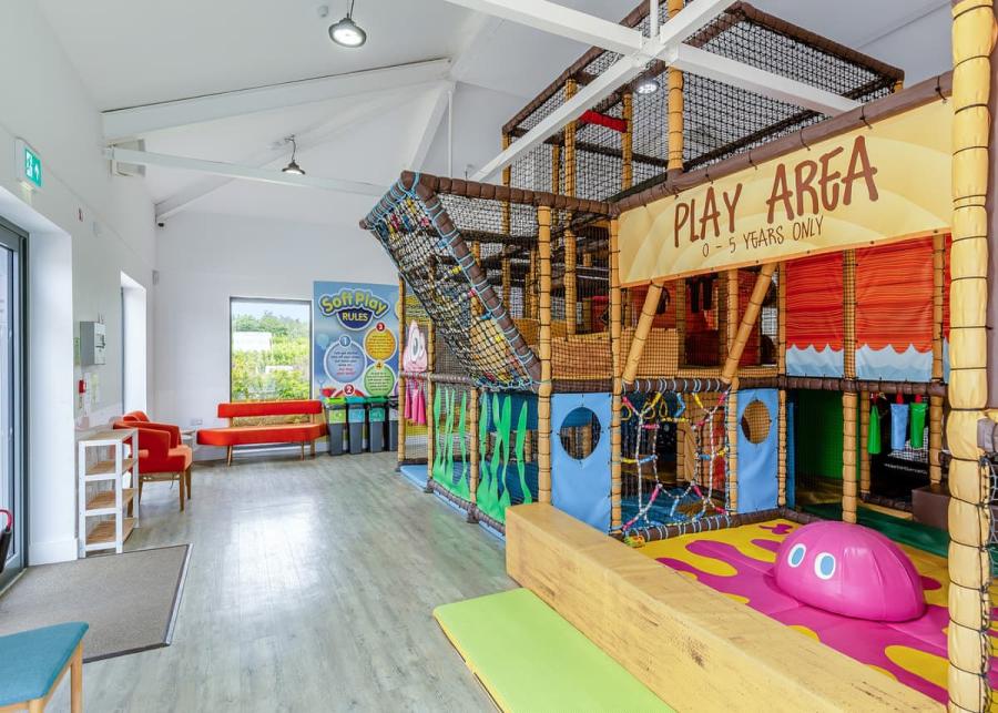 soft play area at sandymouth holiday resort 
