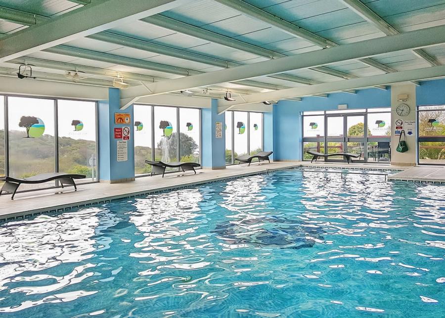 indoor swimming pool at shear barn holiday park sussex