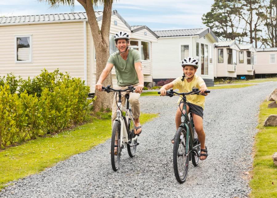 bicyle friendly at silver sands near lizard peninsula