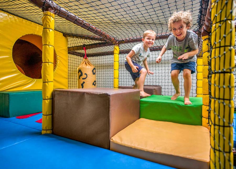 soft play area at trevornick holiday park