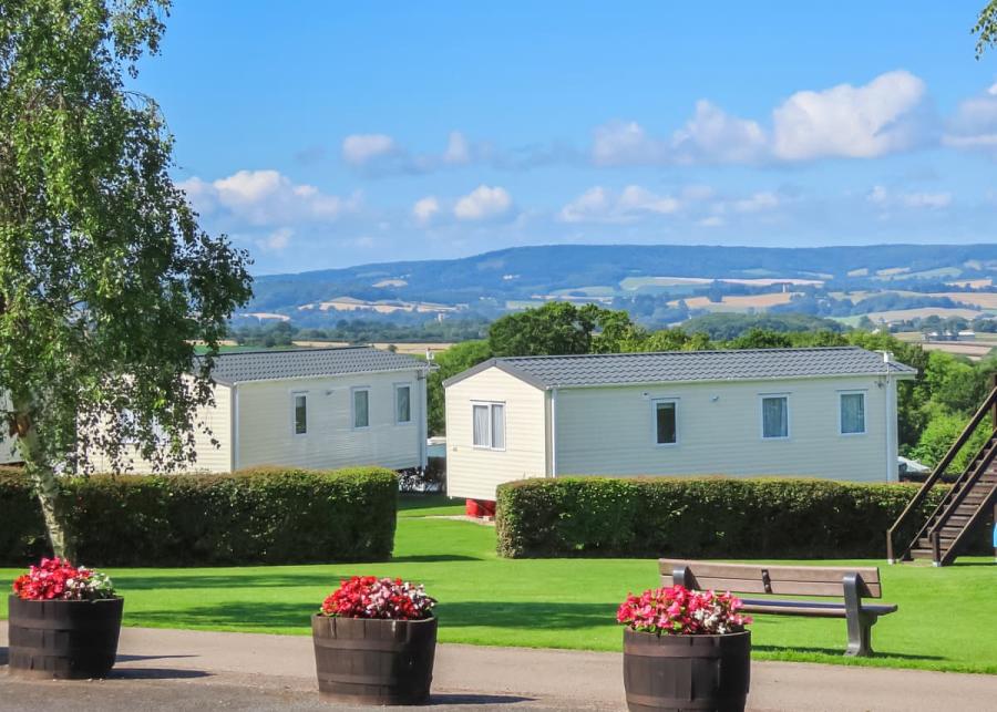 static caravan park near Exeter in devon