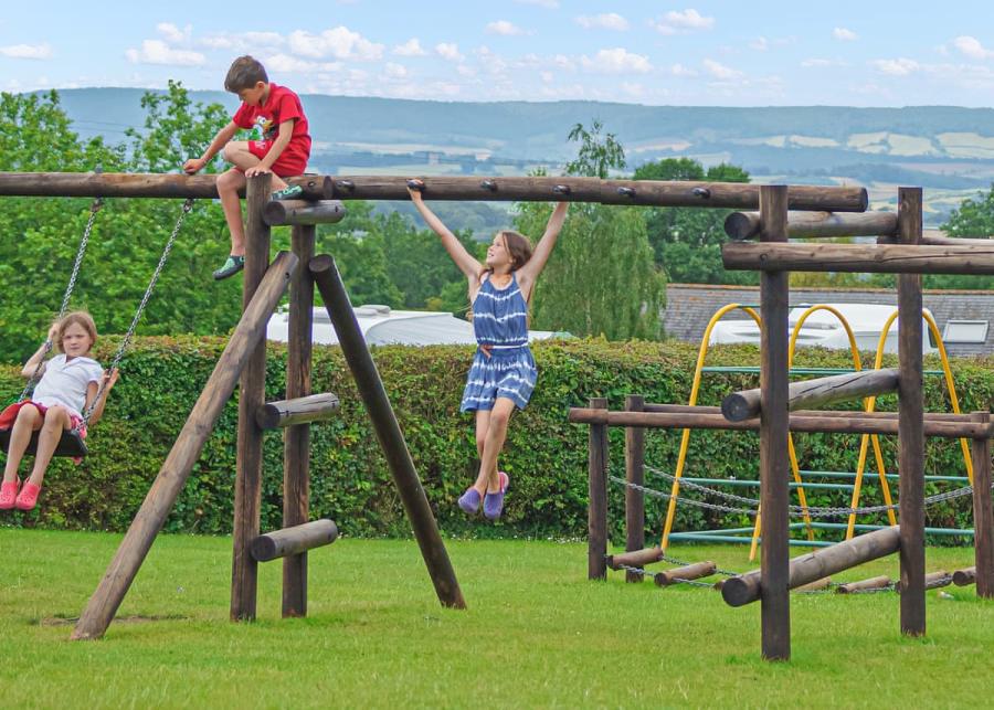 the playground at Webbers Country Park