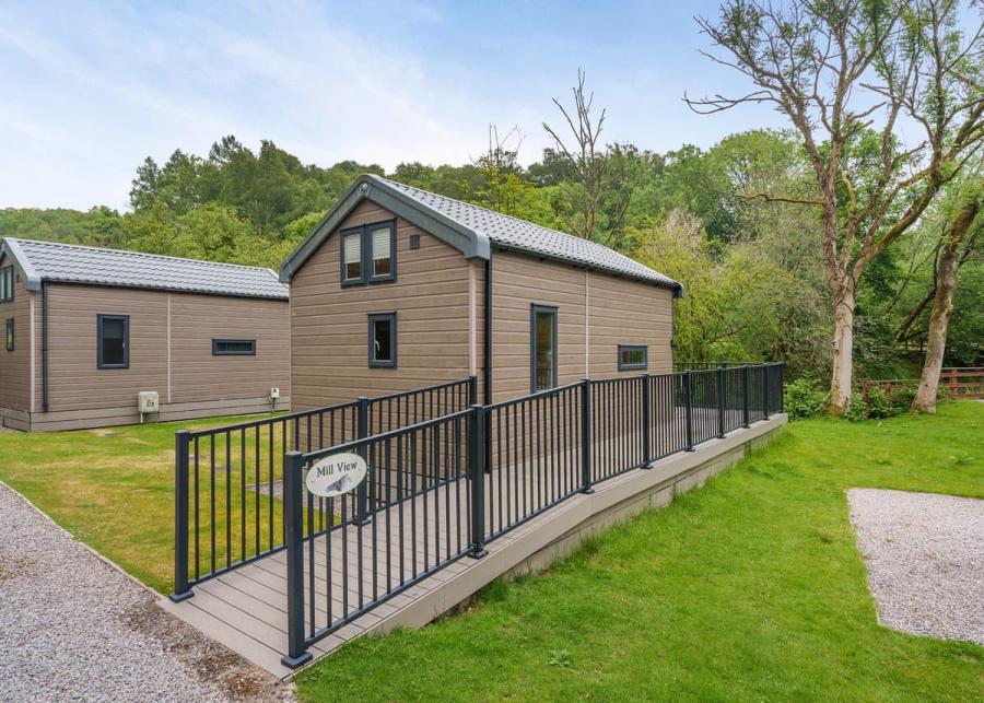 lodges at Augill Beck Holiday Park in the lake district