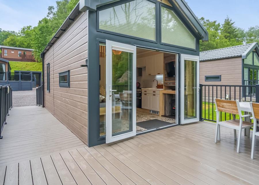 contemporary lodge breaks at Augill Beck Holiday Park in Kirkby Stephen