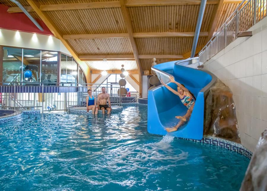 water slide at bowleaze holiday park and spa