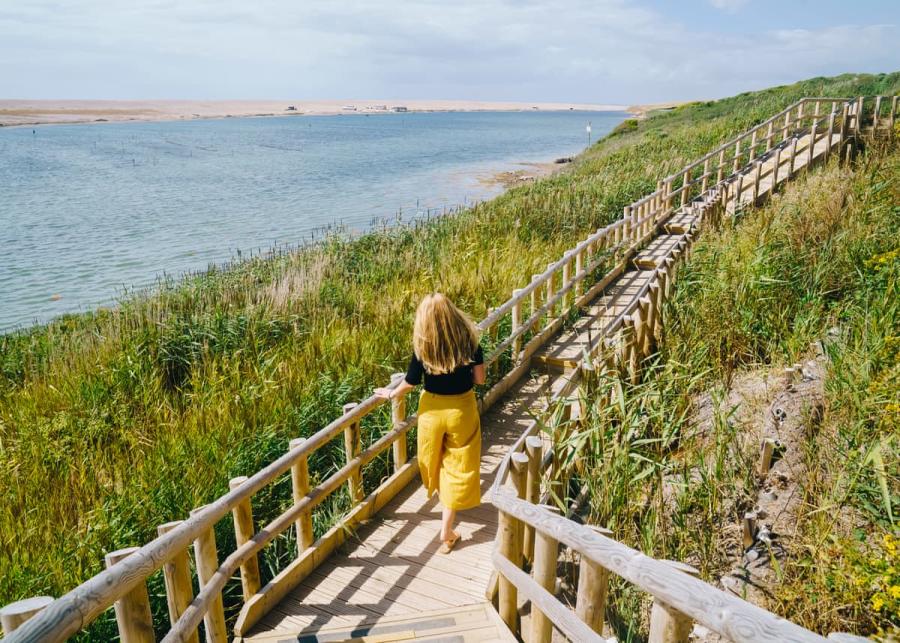 chesil beach at chesil beach holiday park