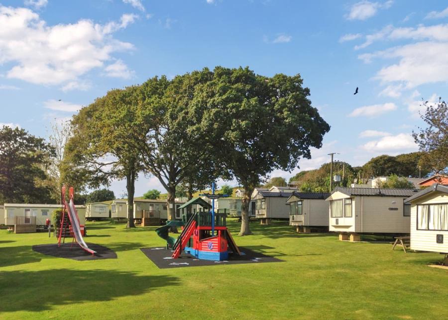 play area at cheverton copse holiday park
