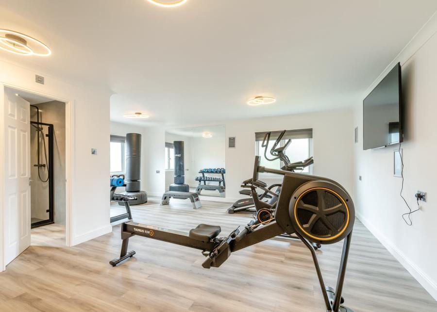 gym at at longnor wood holiday park