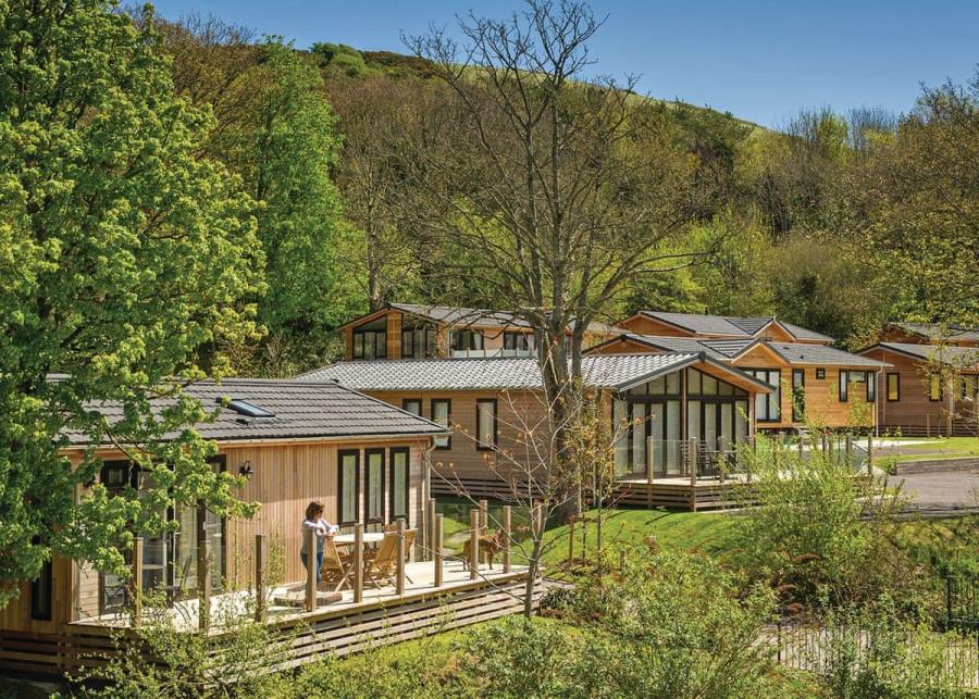 luxury lodge holiday at views from a lodge at osmington mills lodge park in dorset