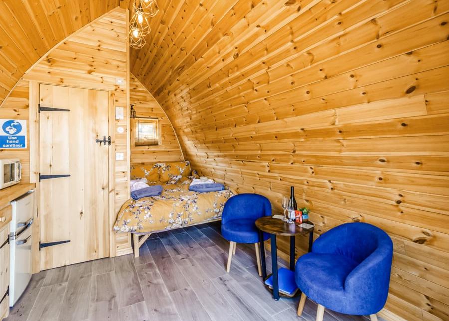 glamping pods at sandy park crimdon in durham