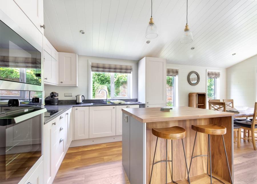 modern lodge interior at sandybrook lodge holiday park