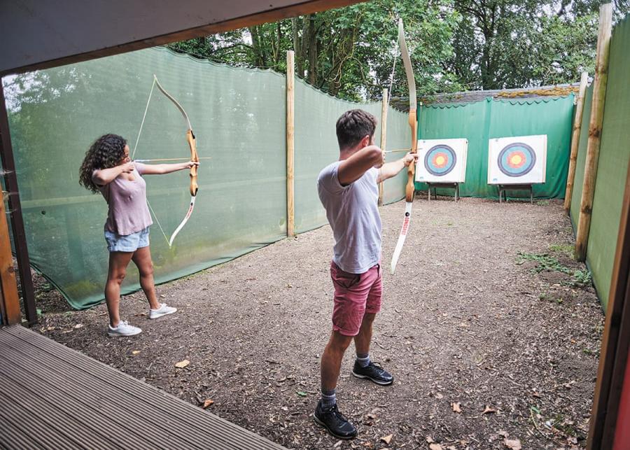 archery at sandybrook lodge holiday park