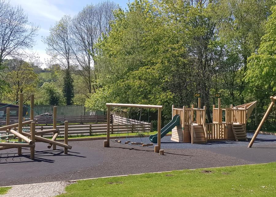 childrens play area near asbourne