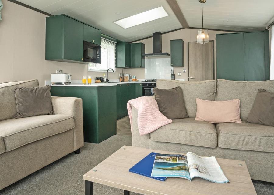 contempory interior caravan holiday at sun haven holiday park 