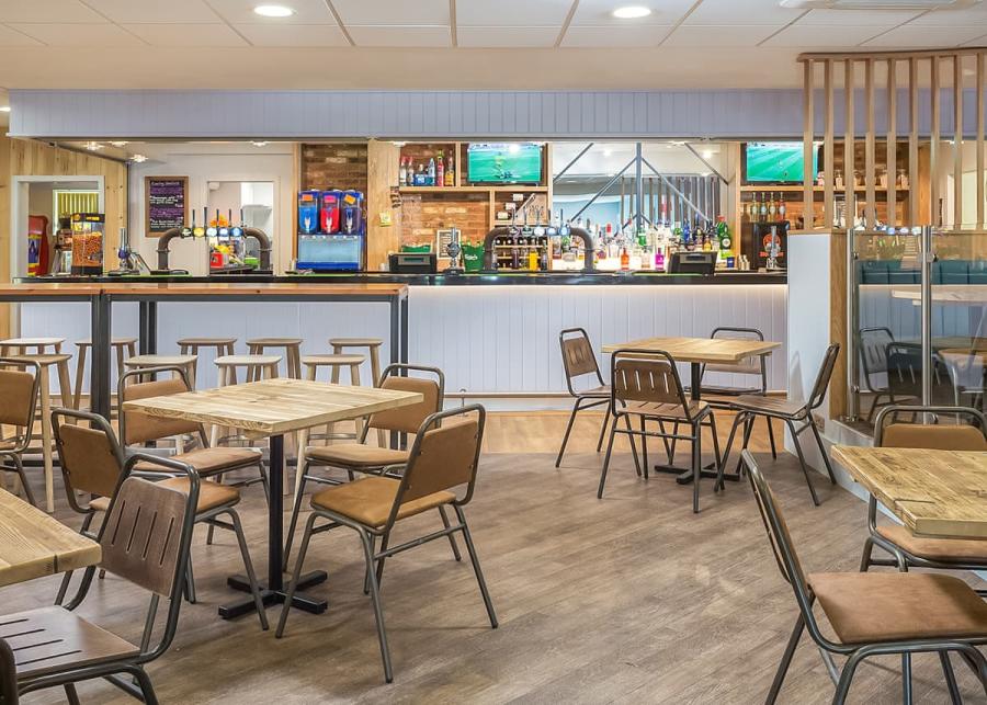 bar and restaurant at  tencreek holiday park cornwall