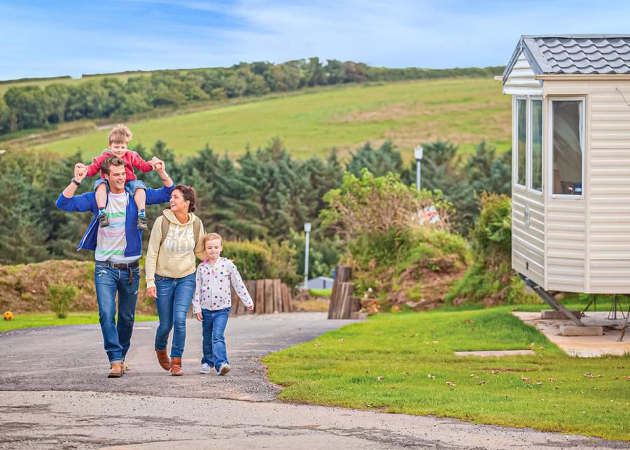 caravan breaks at  tencreek holiday park cornwall