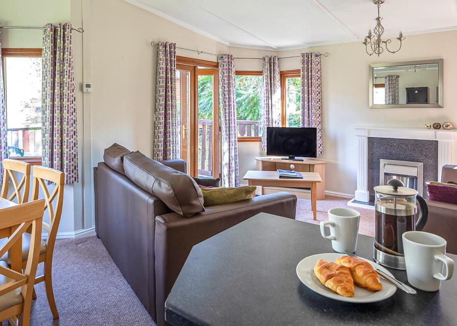 open plan living area 