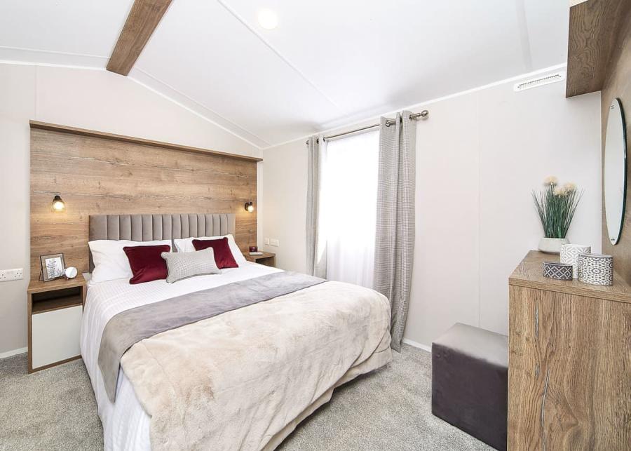 double bedroom at witton castle country park