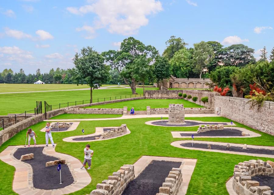 mini golf at witton castle country park