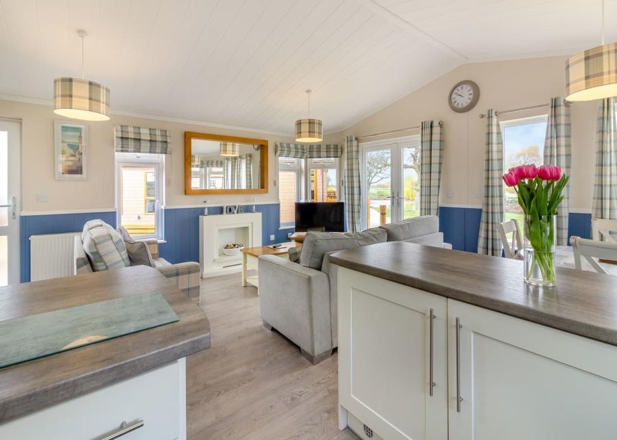 modern kitchen at camper uk leisure park in lincolnshire