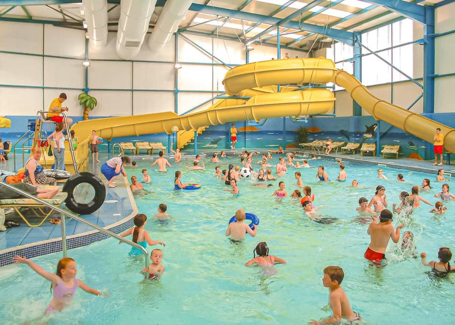 swimming pool at golden palm resort in skegness