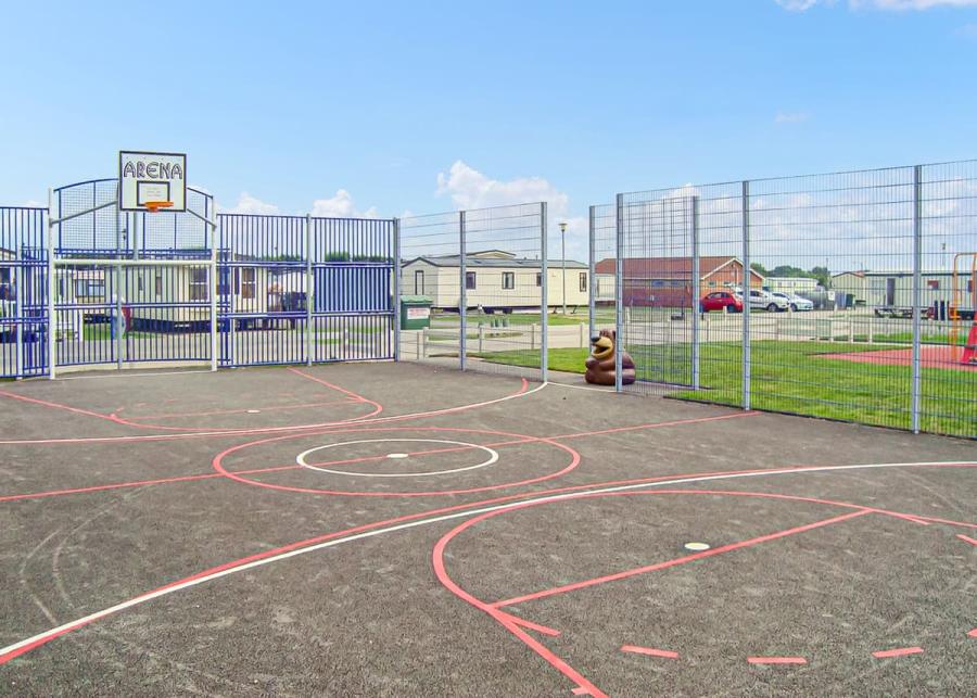 sports court at golden palm resort