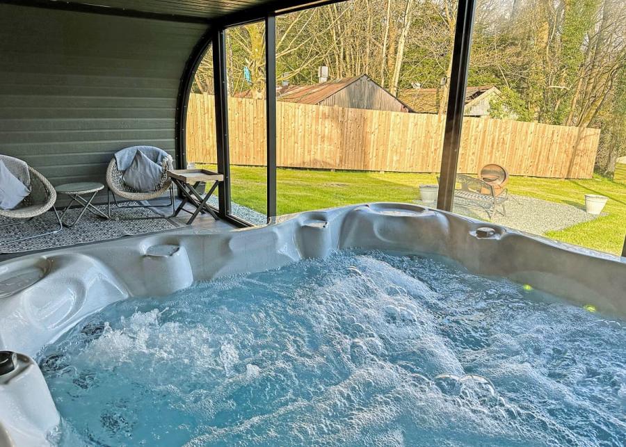 private hot tubs at herdwick croft holiday park in the lake district near Keswick