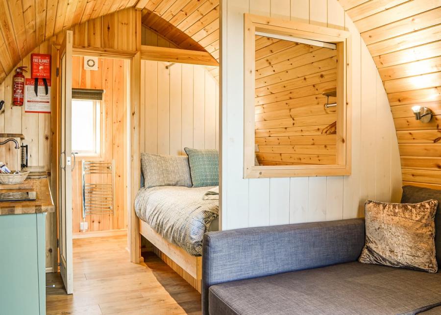 lowside farm glamping pod in cumbria