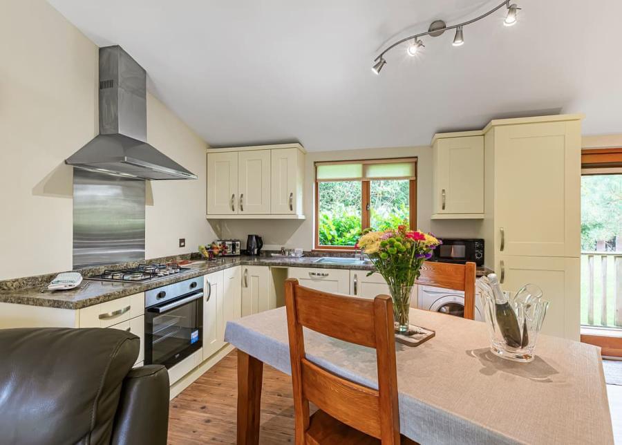 kitchen at meadows end lodges