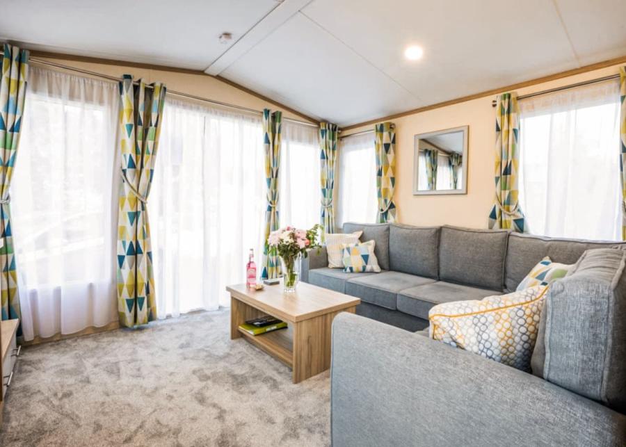 contemporary lounge at mowbreck holiday park in lancashire