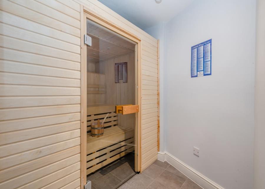 sauna at mundesley holiday village