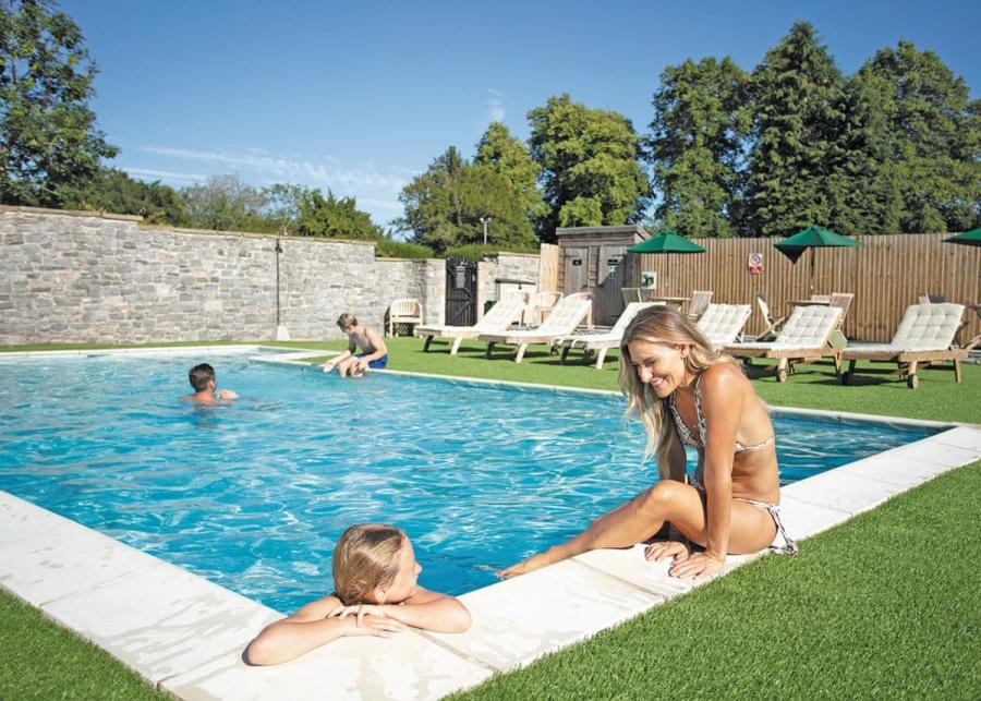 pool at ribblesdale lodge holiday park near clitheroe