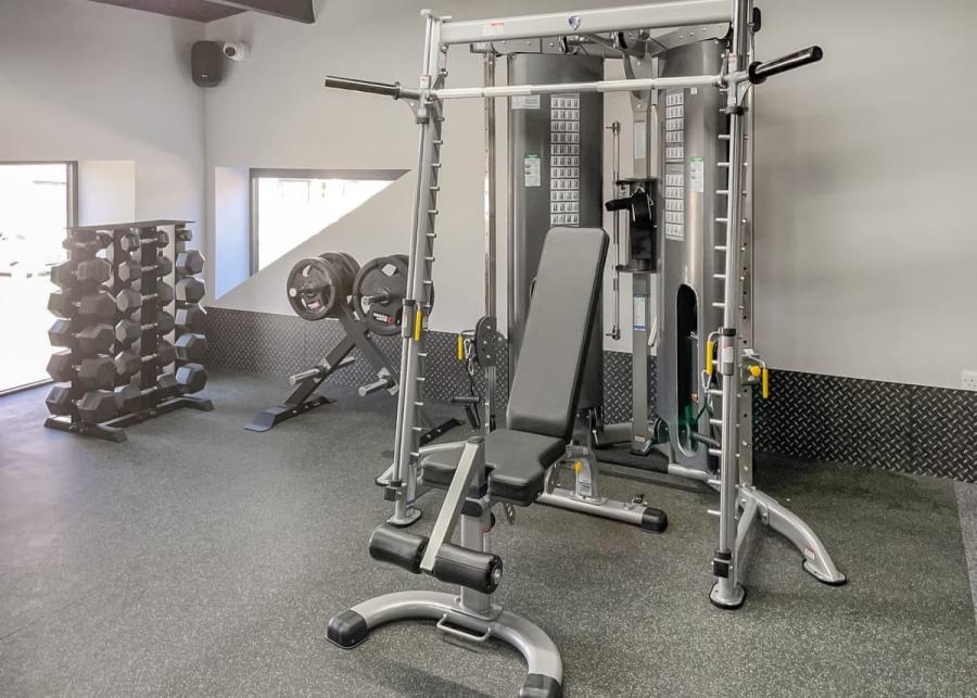 gym at riverside holiday park