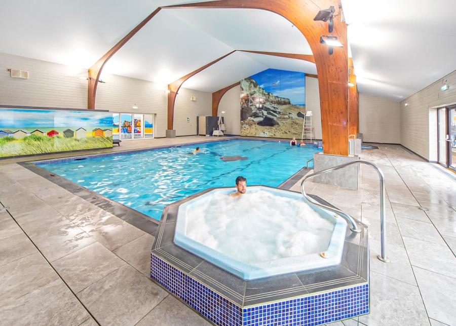 indoor swimming pool at searles leisure resort near hunstanton