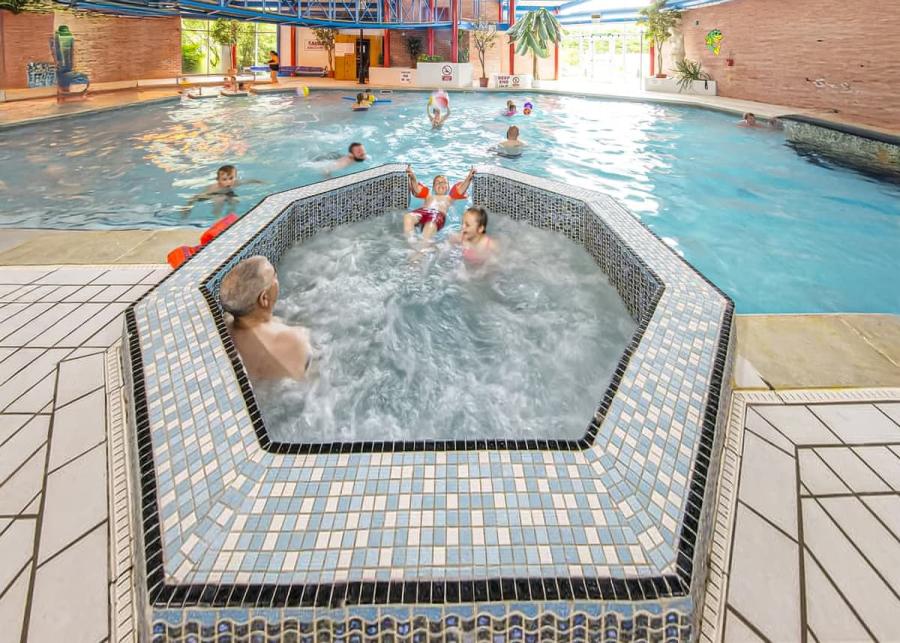 indoor swimming pool at solway holiday village near silloth-on-solway 