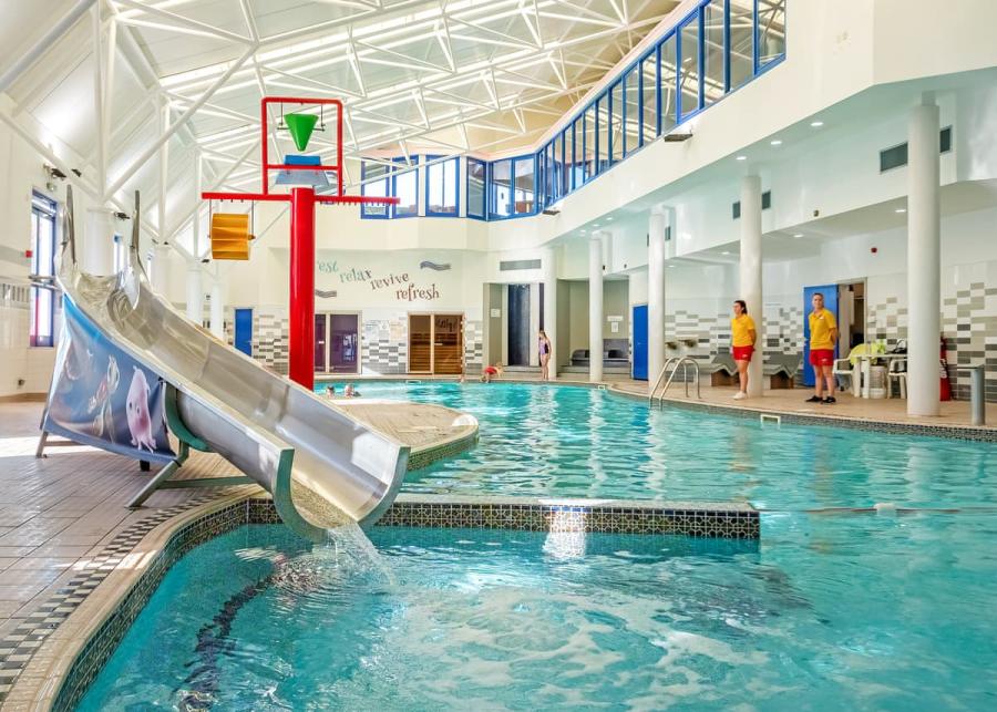 indoor pool at stanwix park holiday park in silloth 