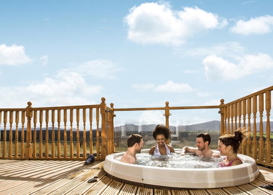 private hot tub holidays at thanet well lodge retreat