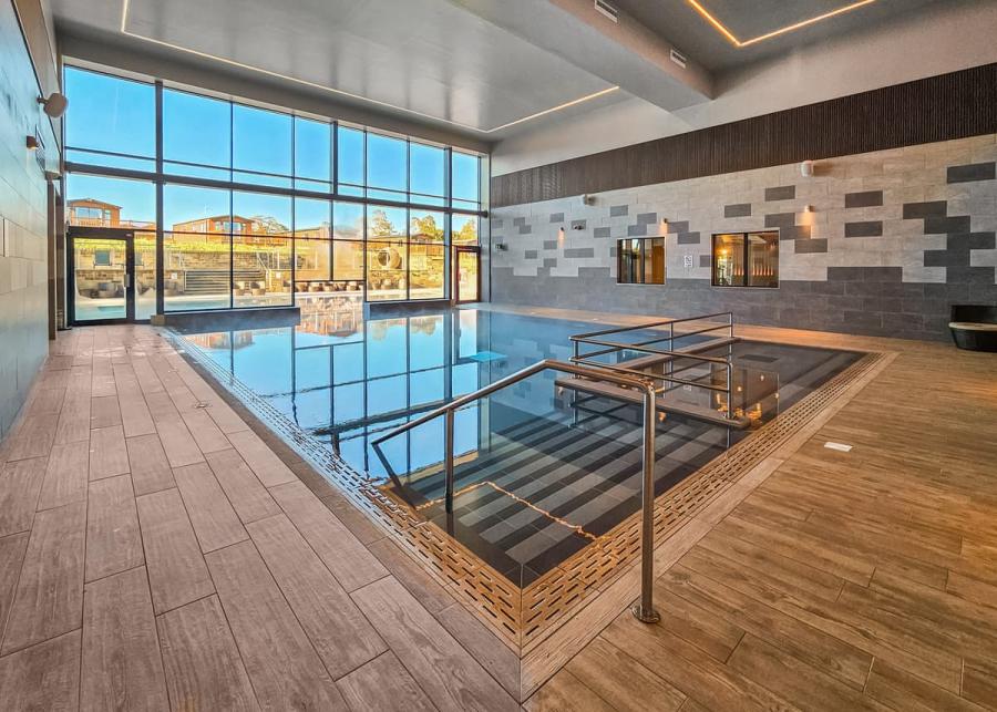 indoor swimming pool at wild rose holiday park