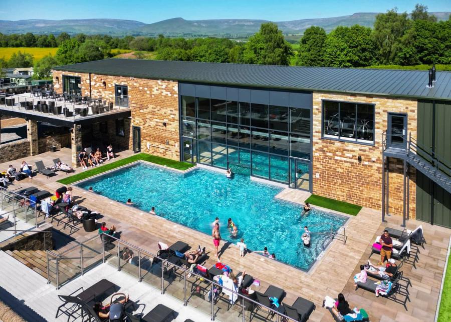 swimming pool at wild rose holiday park near appleby-in-westmorland