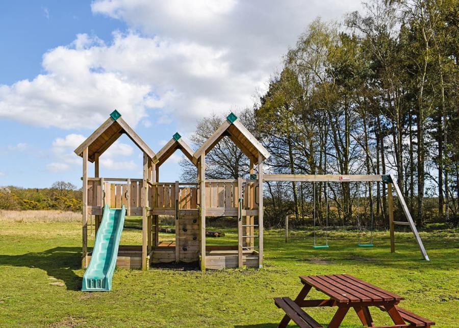 play area at woodhall country park lodges near woodhall spa