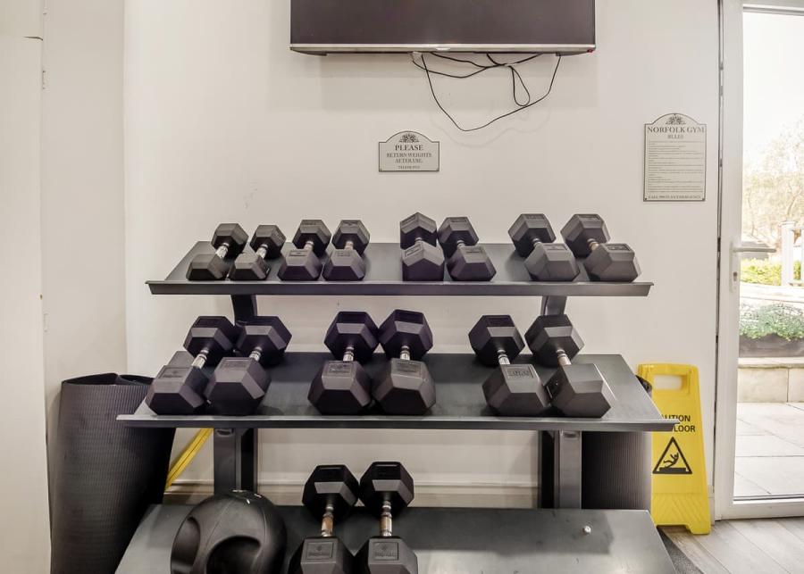 gym at alder country park 