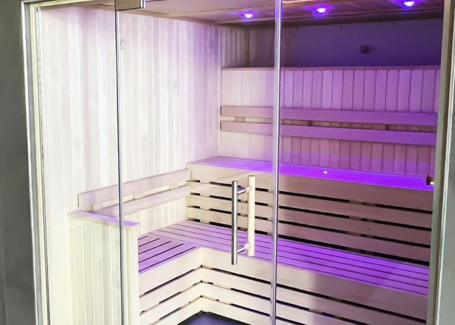 sauna at heathergate boutique holiday park 